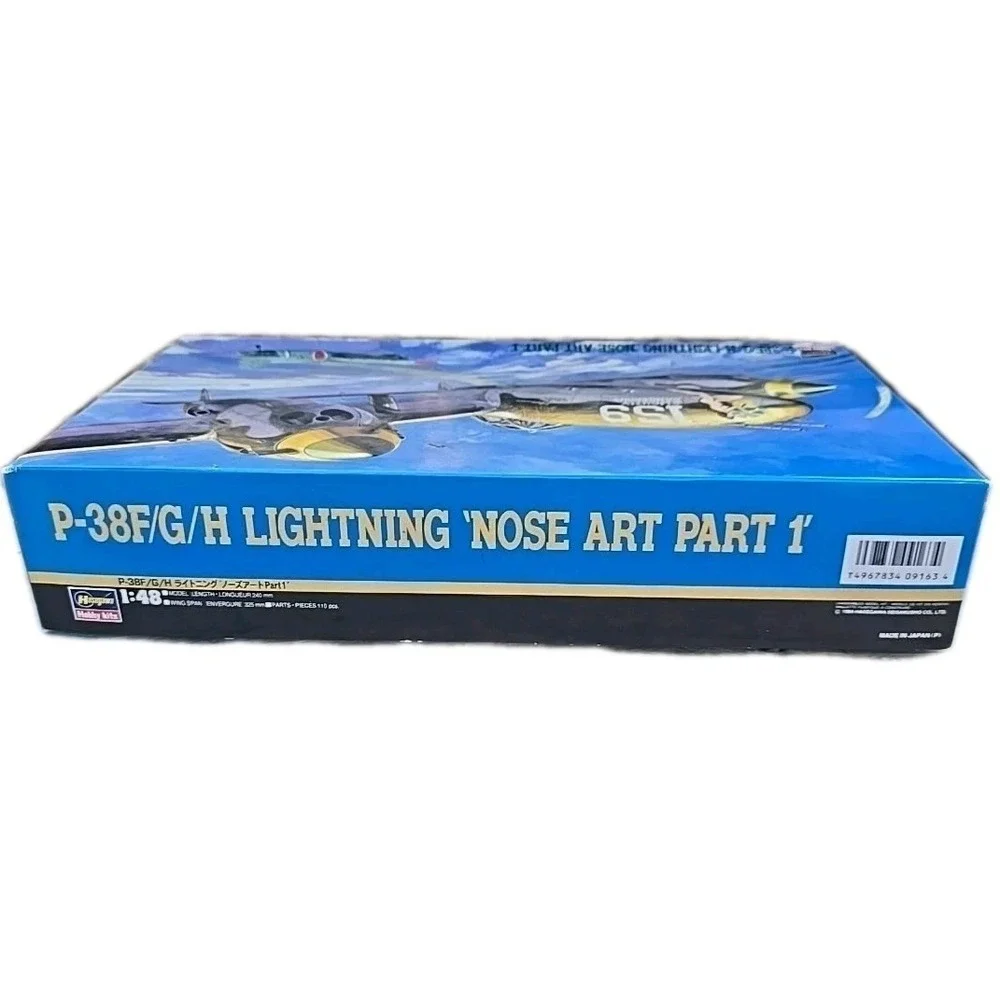 Hasegawa 1/48 P-38F/G/H Lightning 'Nose Art Part1' Model Kit 09163 Sealed Parts